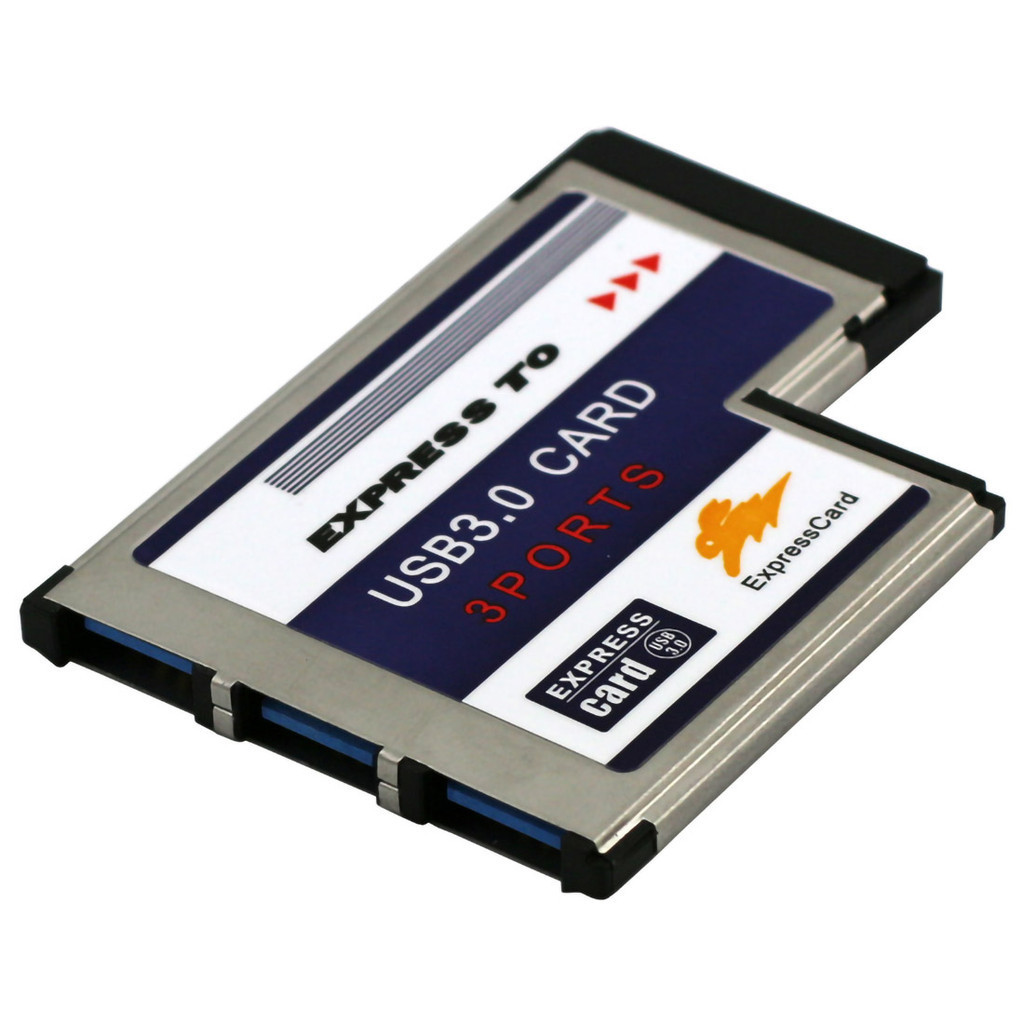Jmt 3 Cổng Ẩn Bên Trong USB 3.0 Sang Expresscard 54mm USB3.0 Bộ Chuyển Đổi Cho PCMCIA Express Card L