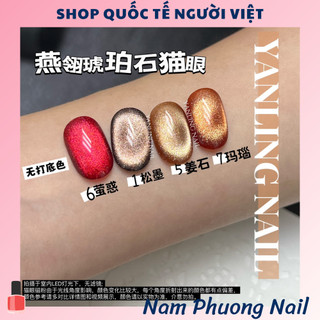 Sơn mắt mèo đỏ sơn mắt mèo dạ quang chai 12ml