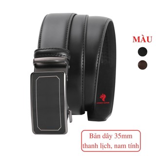 Thắt lưng da nam bản 3.3cm thương hiệu Longdo Leather - TL04