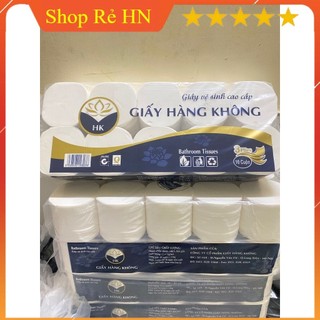 Giấy vệ sinh dai mịn 3 lớp - bịch 10 cuộn - hàng loại 1 dai mịn