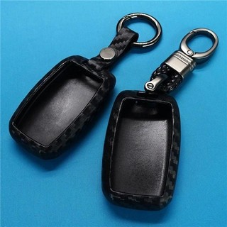 Vỏ chìa khóa điều khiển từ xa bằng sợi Carbon silicon cho Kia Forte Niro Optima Sedona Sorento Soul Sportage Vỏ bảo vệ chìa khóa