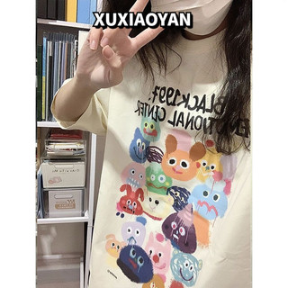 XUXIAOYAN áo phông áo thun nữ croptop baby tee Cute Fashion Fashion Trendy A29J1P1 17Z240426