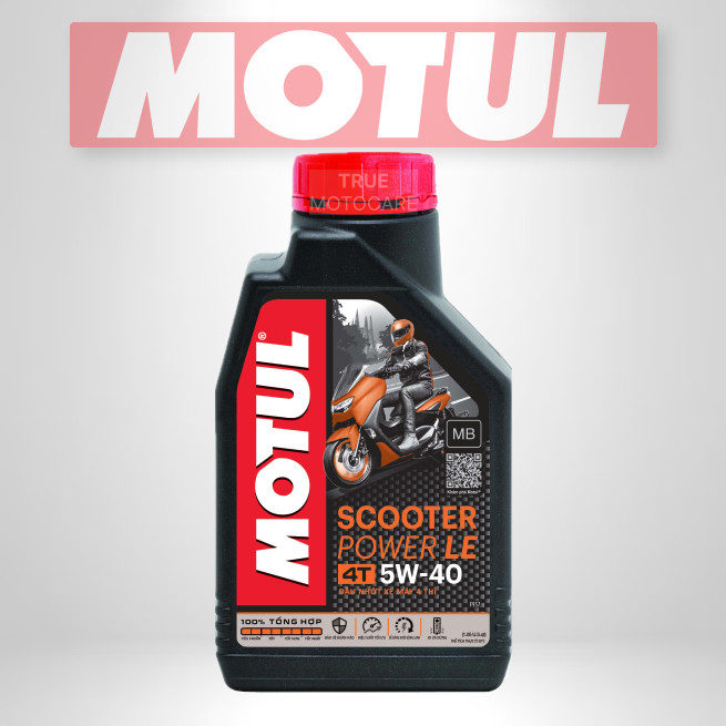 Nhớt Motul xe tay ga cao cấp Power Le 5w40, nhớt xe ga Motul 800ml