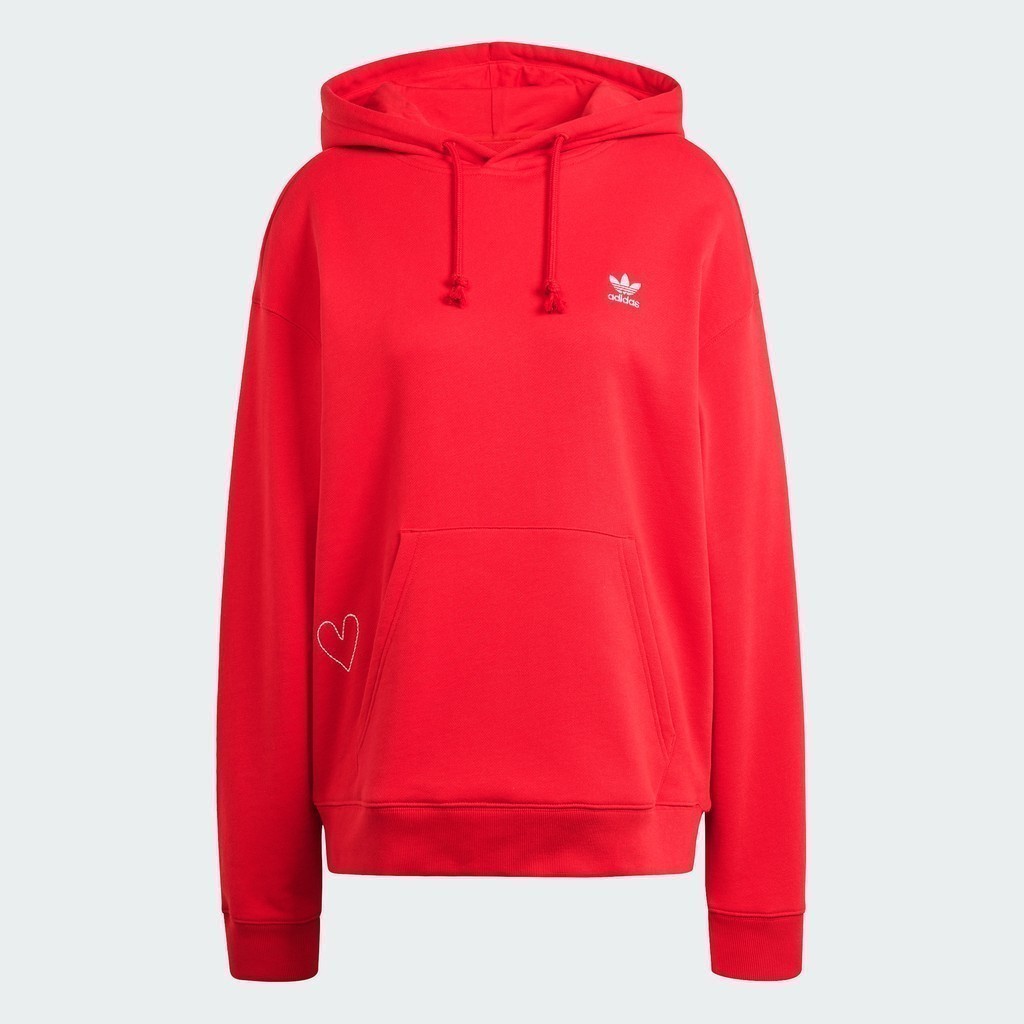 adidas Phong cách sống Áo Hoodie Valentine Nữ Đỏ IN2300