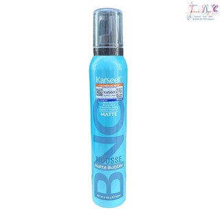 MOUSSE BỌT TẠO KIỂU TÓC KARSEELL BNC MATTE BUBBLE XANH 200ML - TN