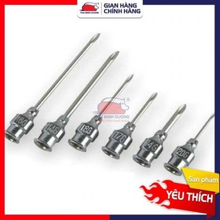 Kim tiêm inox vỉ xanh vỉ 12 cái tiêm,chích thuốc vắc xin dùng trong thú y đa dạng kích thước