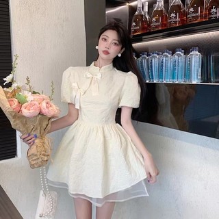 Đầm dự tiệc Váy body Đầm babydoll Váy cottagecore Phong Cách Nhẹ Nhàng Retro Đầm Mùa Hè 2024 Phong Cách Mới Thiết Kế Cảm Giác Sang Trọng Tuyệt Đẹp Váy Sinh Nhật Nhỏ