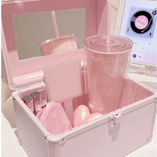 Cốc giữ nhiệt 3ce cỡ lớn 750ml, ly giữ nhiệt cao cấp, bình nước giữ nhiệt cute nắp kín kèm ống hút, bình giữ nhiệt