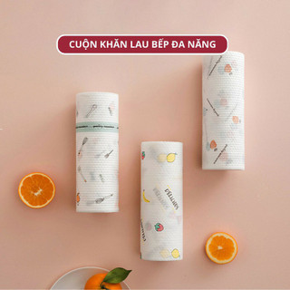 Cuộn giấy lau bếp đa năng, giấy lau nhà bếp đa năng, giấy lau tay, thấm nước thấm dầu mỡ, cuộn khăn lau bếp