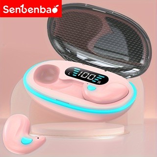 Senbenbao X55 Tai nghe nhét tai thông minh không dây thực sự 5.3 Tai nghe nhét tai âm nhạc VideoTWS HIFI Bass 9D Stereo HD Gọi tai nghe cho tất cả điện thoại di động Tai nghe thể thao Tai nghe ngủ