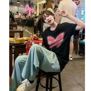 XUANMO Local brand áo thun phông form rộng 100% cotton BIG SIZE Áo thun ngắn tay in hình nữ 2024 phiên bản Hàn Quốc Thiết kế thời trang phù hợp