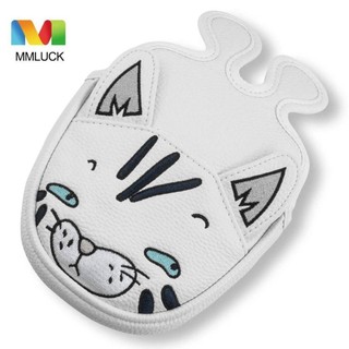 Mmluck golf putter covers, da pu đóng cửa golf headcover, câu lạc bộ dễ thương bảo vệ đôi nắp mèo thiết kế golf mallet cover thể thao ngoài trời