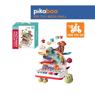 Đồ chơi giáo dục montessori cho bé 8 in 1 cao cấp Pikaboo sớm phát triển toàn diện chất liệu cao cấp