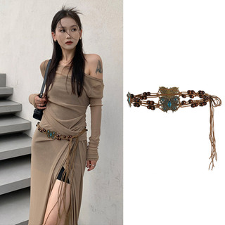 Phong cách dân tộc dây thắt lưng nữ retro đầm phụ kiện thời trang trang trang trí dây thắt lưng