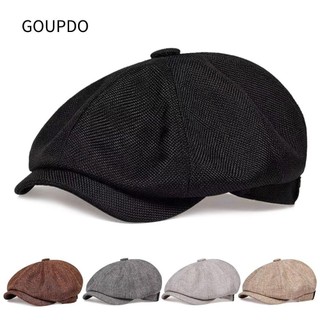 Mũ nồi Retro Mũ nồi Nam Mũ nồi Unisex Mũ hình bát giác