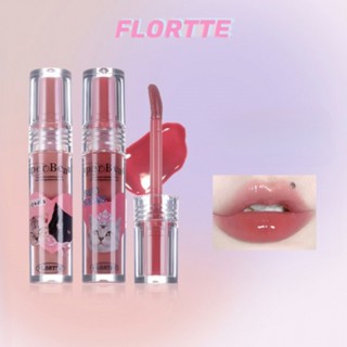 FLORTTE Son bóng son dưỡng ẩm dưỡng ẩm và không phai màu