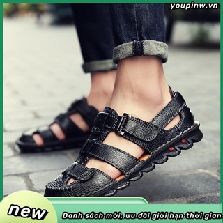 High quality cowhide sandals for men