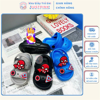Dép bé trai Spiderman êm chân chống trượt cho bé trai 1-3 tuổi 
