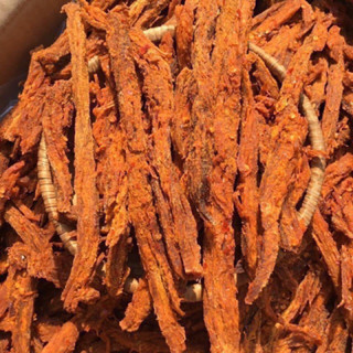 1KG_Khô bò que cay mềm đặc biệt, bò cây loại ngon,ăn vặt Sương Sương 100% thịt bò