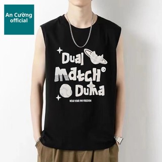 Áo ba lỗ nam unisex sát nách nam áo tanktop thể thao vải thun lạnh co dãn 4 chiều  - ancuong.official -02