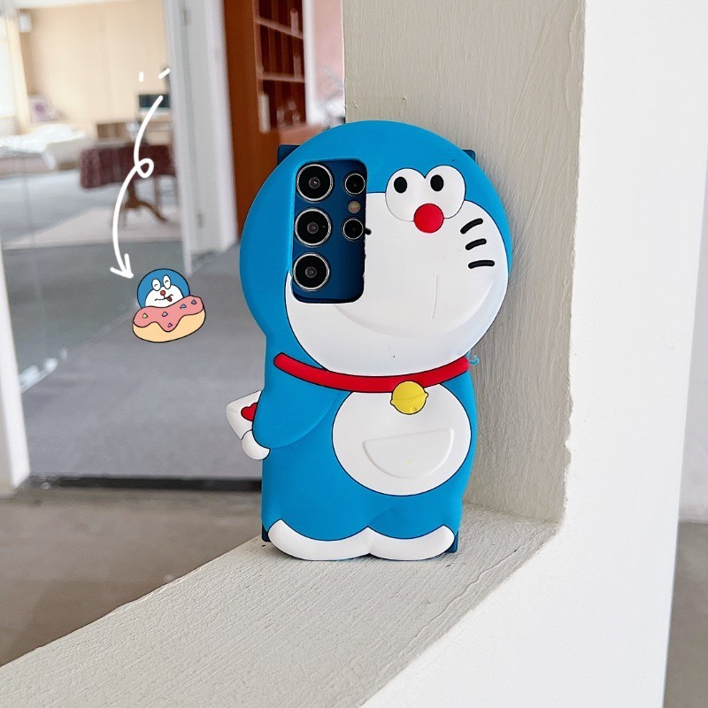 Ốp Silicon Hoạt Hình Doremon Cho Reno 11F 11 Pro A79 A18 A38 A58 A78 4G Realme C67 4G 5G 11 Pro Max 