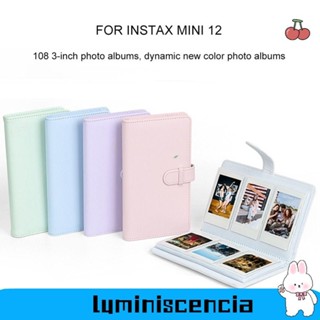  Luminiscencia Album Ảnh Đựng Thẻ Bộ Sưu Tập Sách Giấy Ảnh 3 inch Cho Fujifilm Instax mini 12 