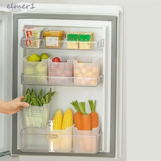 Elmer1 hộp bảo quản cửa tủ lạnh, nhựa trắng tủ lạnh sắp xếp, nhà bếp sắp xếp tủ lạnh thùng đựng trái cây hộ gia đình hộp bảo quản tươi tủ lạnh