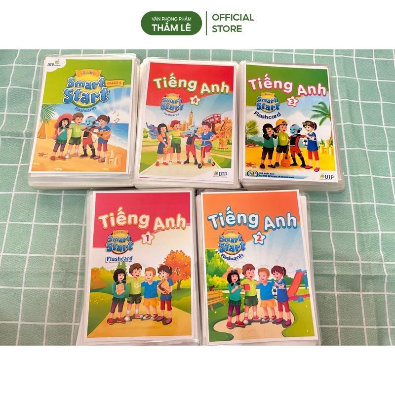 flashcard tiếng anh smart start lớp 1 2 3 4 5 và sơ đồ tư duy mindmap