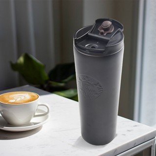 Cốc nước giữ nhiệt bằng thép không gỉ in họa tiết starbuck nổi màu gradient thời trang