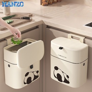 Thùng rác nhà bếp treo tường có nắp đậy Thùng rác treo nhà bếp có nắp đậy cho phế liệu thực phẩm