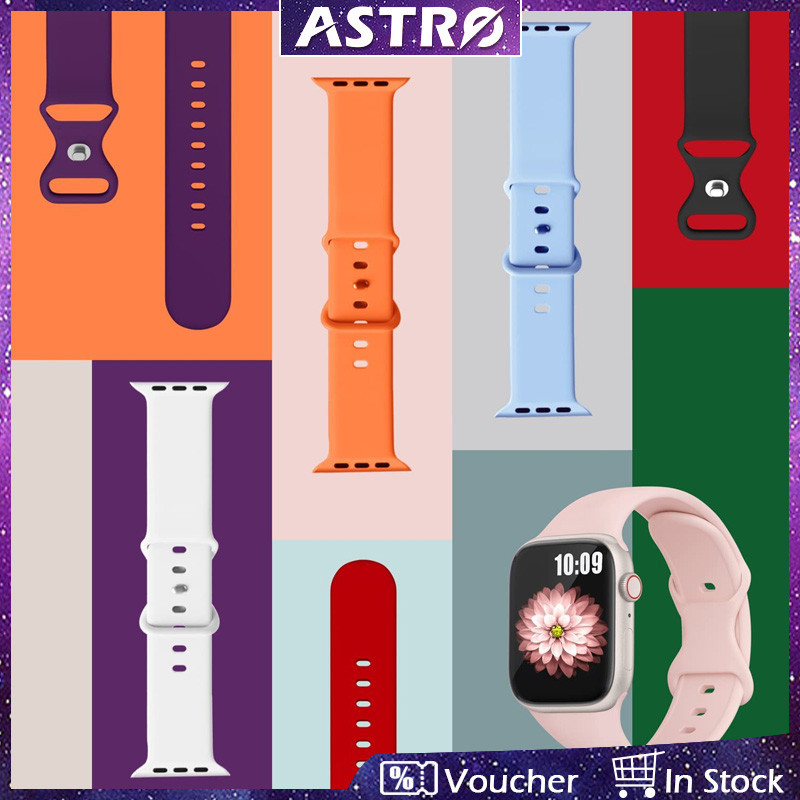 Astro Mềm Chống Thấm Nước Silicon Thể Thao Cho Apple Smart Watch Ultra SE Series 9 / 8 / 7 / 6 / 5 /