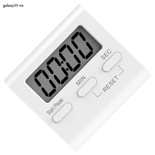 [Hanabe]White LCD Digital Kitchen Cooking Timer Count Down Up Clock Loud Alarm Magnetic Hour Meter