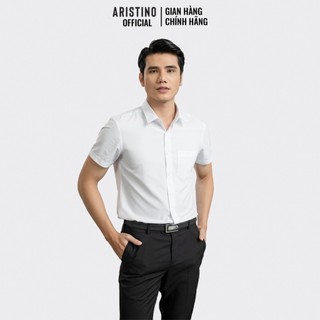Áo sơ mi nam ngắn tay ARISTINO lịch lãm, phong cách châu Âu - ASSR20