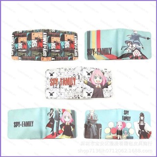 [Sy1] SPY X FAMILY Anya Yor Lid Nam Ví Ngắn Bifold Anime Manga Sưu Tập Túi Đựng Tiền Xu PU Túi Đựng Thẻ Dễ Thương