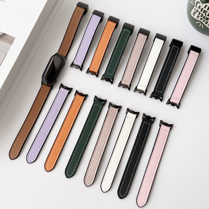 Dành cho Xiaomi Smart Band 8 Pro Dây đeo silicon có da Tương thích với Mi Band 8