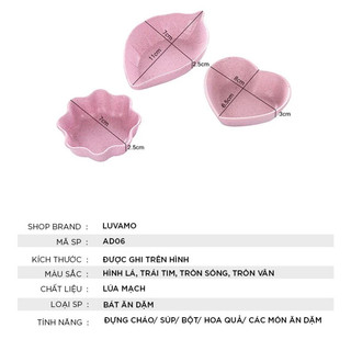 SET 3 Chén nước chấm hình chiếc lá - chén đựng gia vị chiếc lá