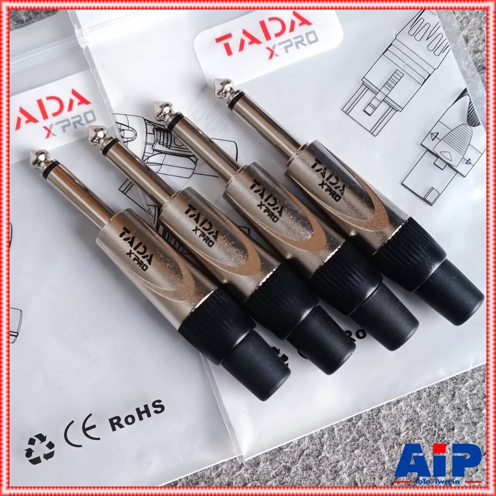 Bạc Gói 4 TADA YSR-3007 Điện Thoại mono Micro Cắm Jack Nam YSR3007 YSR 3007 Ai-Phaisan