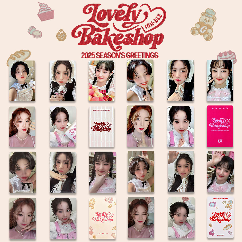 3-6 Cái / bộ GIDLE Minnie HER Lomo Card 2025 Mùa chào mừng BAKESHOP STARRIVER SOUNDWAVE Phát sóng Ph