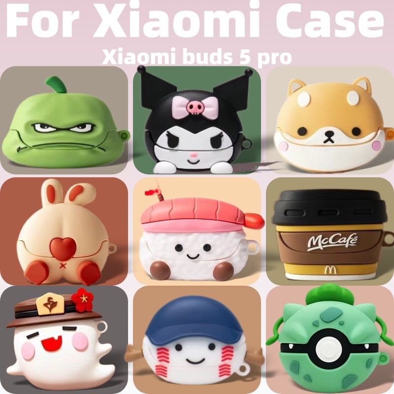 Dành Cho xiaomi Buds 5 pro Vỏ Tai Nghe Chống Sốc xiaomi Buds 5 pro Vỏ Silicon Chống Sốc