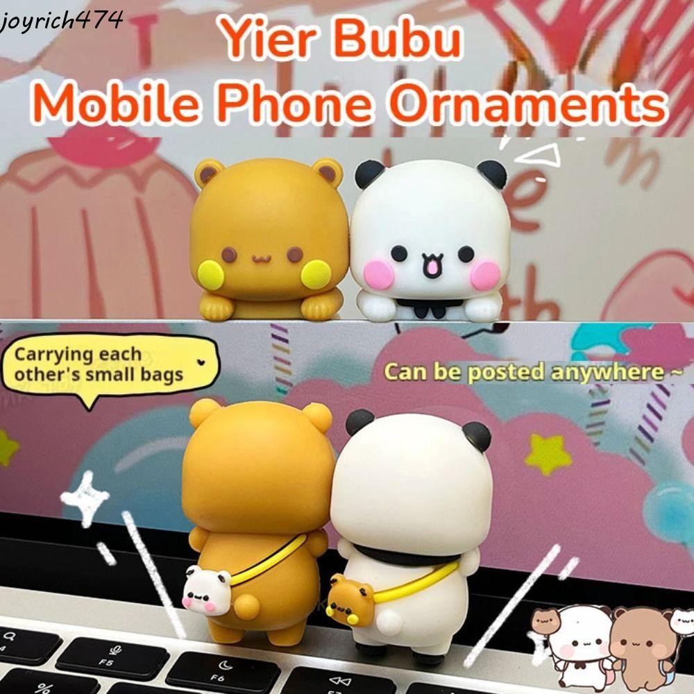 JOYRICH 1 / 2 Cái Yier Bubu Đồ Trang Trí Điện Thoại Di Động, Đồ Trang Trí Để Bàn Trang Trí Bàn Làm V