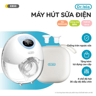 Dr.isla - Máy Hút Sữa Không Dây Rảnh Tay 36 Mức, 4 Chế Độ EB50