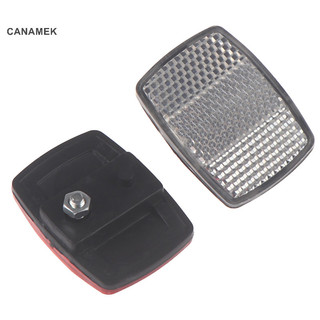 Canamek xe đạp nhựa phản quang đuôi đèn phản quang cảnh báo phía trước và phía sau đuôi đèn mới