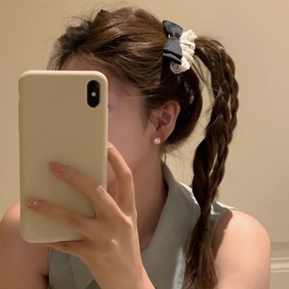 1 Kẹp Tóc Nơ Ren Kẹp Tóc Nữ