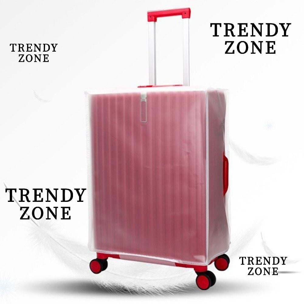 TRENDYZONE Travel Luggage Cover, 16-28 Inch Waterproof Luggage Protector Cover, Dustproof Transparen