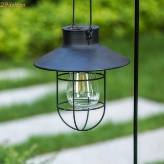 Đèn lều treo DALTON, Đèn lồng năng lượng mặt trời cổ điển cổ điển, Đèn chùm trang trí di động sáng tạo với bóng đèn vonfram Đèn dầu LED ngoài trời