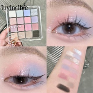 16 Màu Hồng Tím Ngọc Trai Phấn Mắt Tấm Lấp Lánh Matte Phấn Mắt Bảng Lâu Dài Làm Đẹp Trang Điểm Mỹ Phẩm