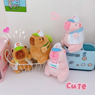 New Capybara Plush Simulation Snot Animals With Stretchable Nasal Mucus Capibara Fluffty Soft Stuffed Plushy Doll Kid Gift