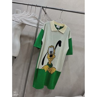 Đầm mon.ter.gi Goofy xanh Louis.H
