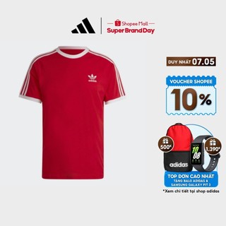  adidas Phong cách sống Áo Thun 3 Sọc Classics Adicolor Nam Đỏ IA4852