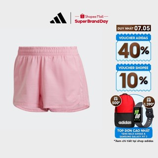  adidas Tập luyện Quần Short Muối Tiêu Dệt Thoi 3 Sọc Pacer Nữ Hồng HM8695